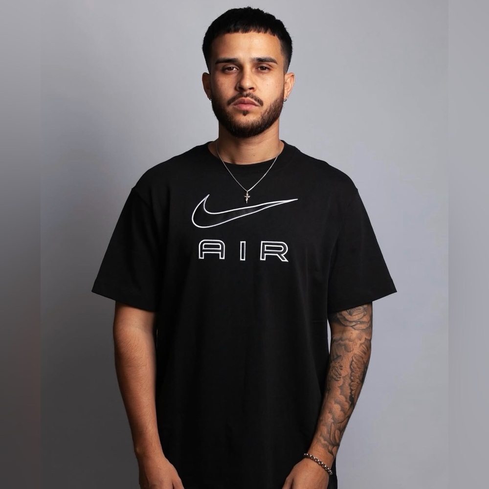 Nike Black T-Shirt with White Logo